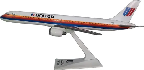 Miniatura 3 de United (76-93) 757-200 Escala 1:200 - Modelo de avión de plástico a presión - Réplica coleccionable de aviones United Airlines - Parte #