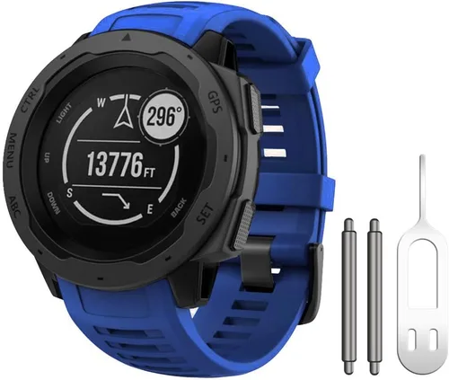Miniatura 10 de NotoCity Correa de repuesto para Garmin Instinct, correa de repuesto de silicona suave, solo compatible con Instinct Sports GPS Smart Watch