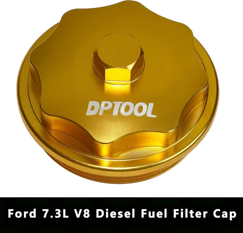 Miniatura 4 de Tapa de filtro de combustible de aluminio Billet Compatible con Ford 7.3L V8 diésel para F250 F350 F450 F550 E350 E450 E550 Fuel Bowl 1831193C91