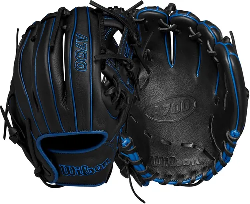 Miniatura 11 de Wilson A700 Baseball Gloves + Mitts Right + Left Hand Throw Multiple Styles Negro/Rubio/Blanco