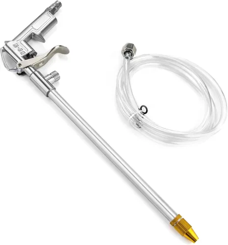 Miniatura 7 de QWORK Pistola de pulverización, Kit de pistola lavadora de limpieza de motor de aire neumática de aluminio, 1/4