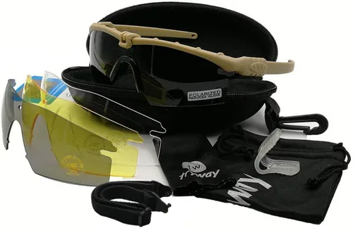 Gafas tácticas profesionales protectoras militares polarizadas gafas de disparo Deportes Senderismo Ciclismo Paintball Gafas de seguridad