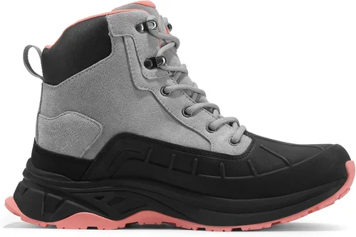 Miniatura 8 de NORTIV 8 Botas de senderismo impermeables para mujer, botas de senderismo al aire libre para senderismo