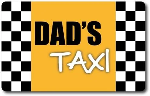 Magnet Me Up Calcomanía magnética de taxi para papá, 5 x 8 pulgadas, imán automotriz resistente para automóvil, camión, SUV, buzón, cualquier