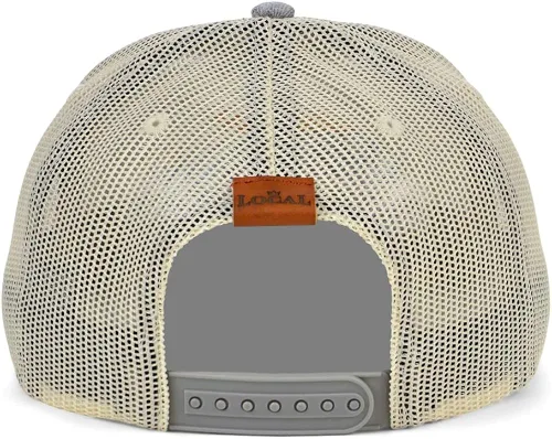 Miniatura 4 de Local Crowns Animal Crop Views Curved Trucker ajustable Snapback Heather Gray Cap