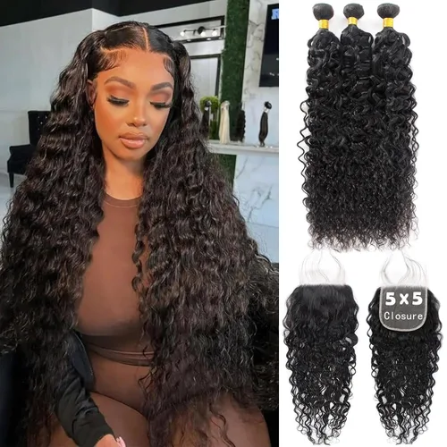 Miniatura 16 de Cabello Brasileño Ondulado Degradado de 2 Tonos 3 Paquetes Cabello Humano Virgen Remy Brasileño Paquetes de Tejido de Cabello Ondulado 100% Sin