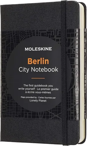 Moleskine Journey City - Cuaderno de Berlín, tapa dura, bolsillo (3.5 x 5.5 pulgadas), negro, 220 páginas