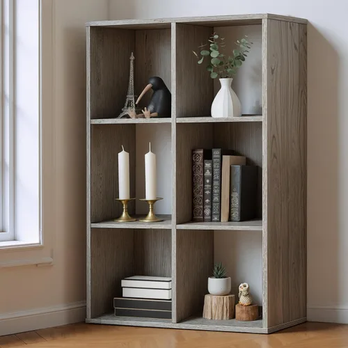 Fencer Wire Estante organizador de almacenamiento de cubos de 11 pulgadas con parte posterior, con borde exterior, divisor de estantes de Gris oscuro
