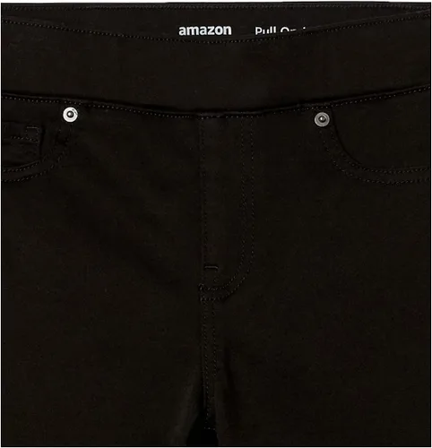 Miniatura 5 de Tienda Essentials Jegging elástico de tiro medio y fácil de poner para mujer (disponible en talla extragrande)