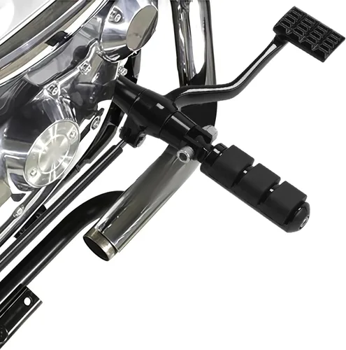 Miniatura 7 de TCT-MOTORPARTS Kit completo de controles delanteros con pedales y estriberas con palancas y varillas para Harley Sportster XL883 XL1200 1991-2003
