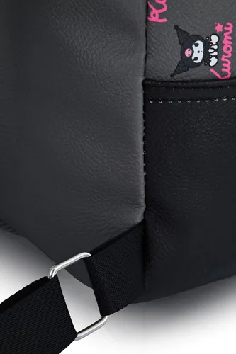 Miniatura 5 de Sanrio Hello Kitty and Friends Kuromi Mochila Mini bolso de piel sintética de 10 pulgadas para mujeres, hombres, unisex, Kuromi, Mochilas Daypack
