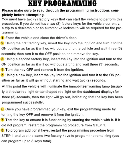 Miniatura 3 de Beefunny Par de Repuesto Mejorado de Llave de Coche Plegable con Control Remoto 315MHz Chip 4D63 para Ford Lincoln Mercury CWTWB1U345, CWTWB1U331