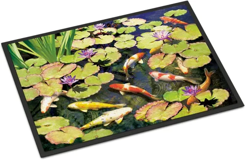Miniatura 8 de Caroline's Treasures PRS4045MAT - Tapete para puerta delantera, 18 x 27 pulgadas, para interiores y exteriores, para entrada, antideslizante