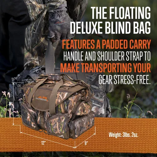 Miniatura 6 de ALPS OutdoorZ Bolsa de lona flotante Deluxe - Bolsa de caza impermeable, con divisores removibles, funda para termo y correa para el hombro acolchada