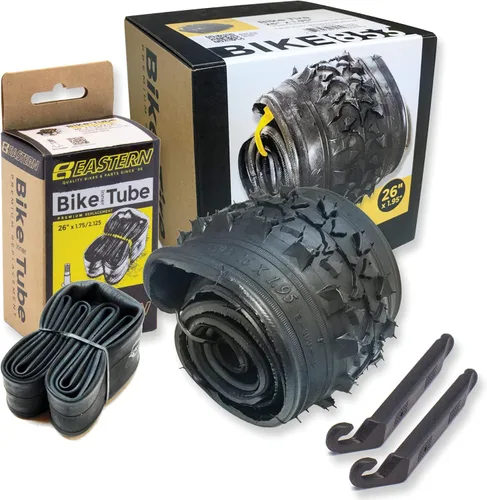 Kit de reemplazo de neumáticos de bicicleta de 26 pulgadas para neumáticos de bicicleta de montaña de 26 x 1.95 pulgadas, incluye herramientas. con