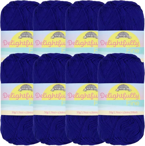 Miniatura 63 de JubileeYarn - Ovillo de hilo deliciosamente fino, 1.76 oz/madeja de rayón de bambú, color rosa polvo, 4 madejas