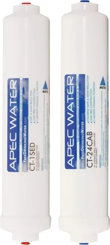 APEC Water Sistemas FILTER-SET-QUICK - Juego de filtros de repuesto de doble capacidad fabricados en Estados Unidos para el sistema de filtro de