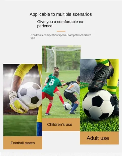 Miniatura 3 de Guantes de portero de fútbol, guantes de entrenamiento de portero, agarre fuerte, antideslizantes y transpirables para adultos y niños Naranja