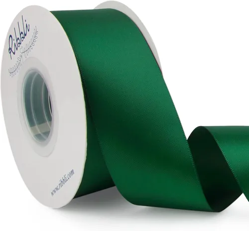 Miniatura 37 de Ribbli - Cinta de satén de doble cara dorada, 1 pulgada x 25 yardas, uso para ramo de lazos, envoltura de regalos, decoración de boda Dorado