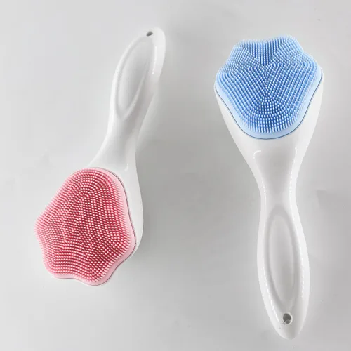Miniatura 7 de Cepillo exfoliante y exfoliante facial de silicona, cepillo de limpieza facial para puntos negros, acné, poros, tapa de cuna, cuidado de la piel