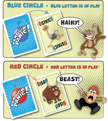 Miniatura 3 de Moose Master and Penguin Panic - Paquete de 2 juegos de cartas para fiesta, diviértete haciendo reír a tus amigos, para personas divertidas que