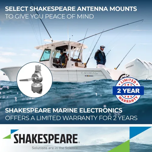 Miniatura 4 de Shakespeare 4188SL SS Rail Mount Trinquete para riel de 1 pulgada a 1-1/2 pulgadas