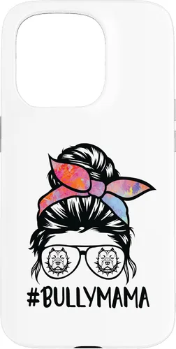 Miniatura 14 de American Bully Mom Messy Bun Hair Glasses, Bully Mama Case for iPhone 16