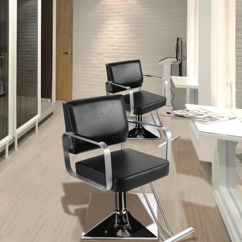 Miniatura 8 de Sillas de Salón para Estilista Silla con Bomba Hidráulica Silla de Salón de Peluquería Giratoria de 360 Grados Silla de Barbero, Equipo de Belleza