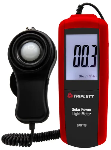 Miniatura 10 de Triplett LT65 Medidor de Iluminancia/Luz Digital hasta 400,000 Lux / 40,000 Fc con Certificado de Trazabilidad a NIST