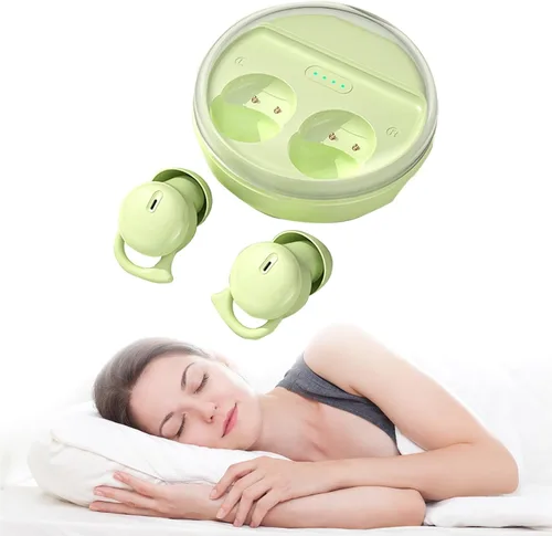Miniatura 10 de Auriculares inalámbricos para dormir pequeños con Bluetooth pequeños para dormir de lado, auriculares Bluetooth para dormir de lado