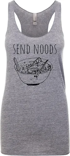 Miniatura 25 de Women's Graphic Racerback Tank Top, Gift for Her, Shirts with Sayings, Yoga Tee, Food