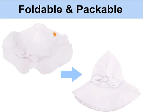 Miniatura 9 de SimpliKids Sombrero de sol para bebé de ala ancha con protección solar UPF 50+ UV Ray