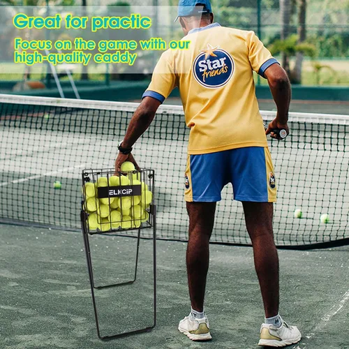Miniatura 5 de Portable Pickleball & Tennis Ball Hopper - Pickleball Collector Retriever Basket Carrier Gatherer Picker Container for Picking and Storage Training