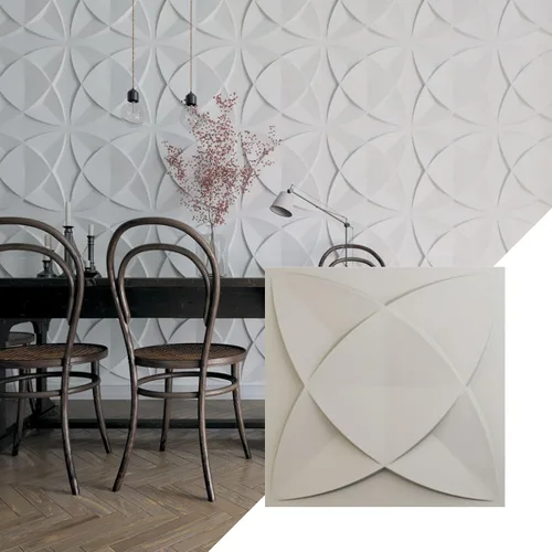 Miniatura 16 de Ekena Millwork Swindon EnduraWall Panel decorativo de pared 3D de 11 7/8 pulgadas de ancho x 11 7/8 pulgadas de alto, fiebre del oro