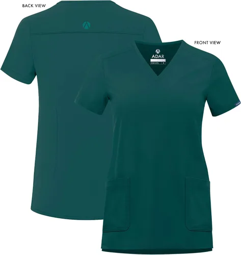 Miniatura 5 de Adar Addition - Ropa quirúrgica para mujer, moderna camiseta médica con cuello en V
