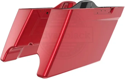 Miniatura 47 de Alforjas de motocicleta aptas para Harley Touring FLH 2014+ - Whisky ámbar, accesorios de perillas, bolsas rígidas estiradas