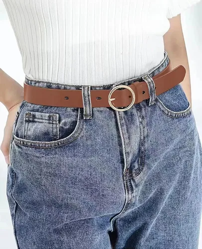 Miniatura 4 de Beautiful Nomad Cinturones para mujer occidental moda boho bordado PU cinturón de cuero para jeans vestido