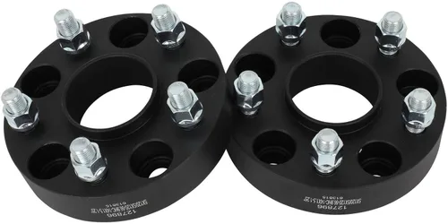 Miniatura 8 de Espaciadores de rueda de 1.25 pulgadas, 5 x 120, centrados en el cubo, 5 lengüetas, 14 x 1.5 2.634 in, compatibles con Envision 2019-2022 para SS