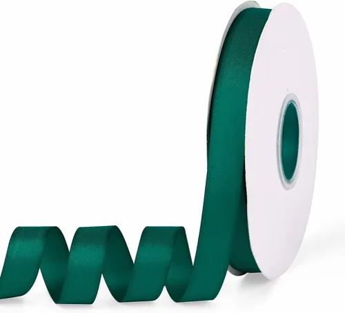 Miniatura 106 de YBLANDEG Cinta de satén de color sólido verde manzana de 1-1/2 pulgadas x 50 yardas, cinta de tela de poliéster de doble cara para envolver regalos