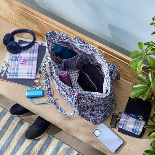 Miniatura 5 de Bolso tote Vera de algodón para mujer