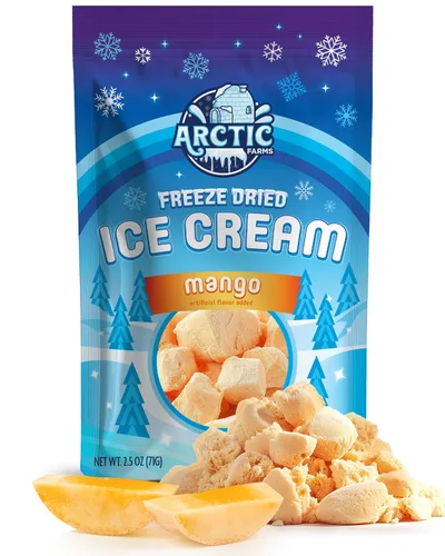 Miniatura 33 de Arctic Farms Trozos de Helado Liofilizado a Granel - No se Derrite (Mantequilla de Maní) (1 libra)