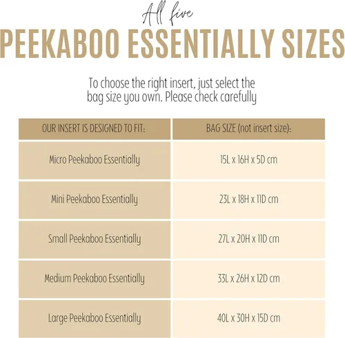 Miniatura 2 de Divitize Purse Organizer for Peekaboo Bag Insert, Peekaboo Bag Organizer, Iconic Essentially Peekaboo Medium Insert, 2mm Felt Snug Sturdy Set of 2