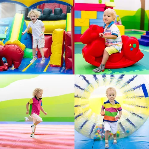 Miniatura 2 de SkiBeaut Calcetines antideslizantes para niños y niñas de 1 a 7 años, 12 pares de calcetines para niños y niñas