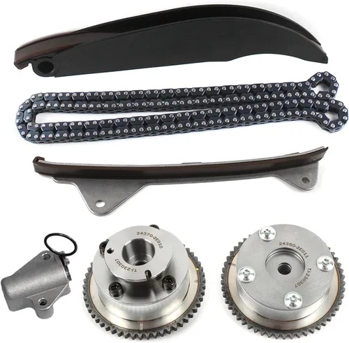 Kit de Cadena de Distribución Admisión y Escape VVT Engranaje Compatible con Kia Soul Forte Cerato Forte5 Sportage para Tucson Kona 2.0L Reemplazo