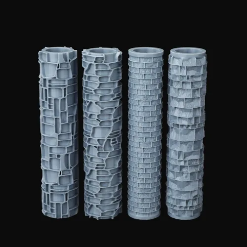 Miniatura 8 de Set de rodillos de terreno para modelado de espuma – Construye impresionantes techos para paquetes de terreno DND, bloques de construcción