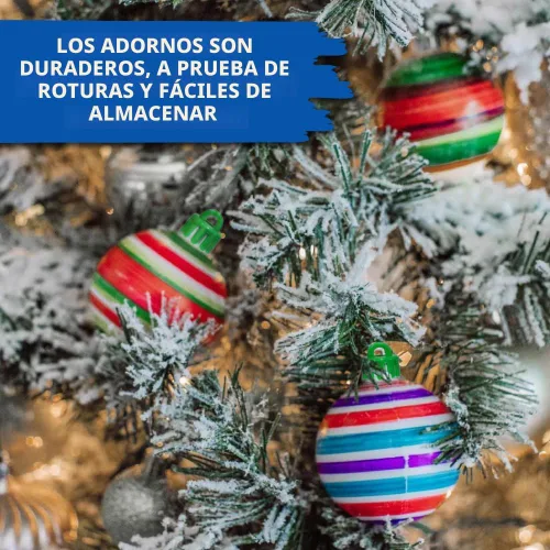 Miniatura 3 de Treemendous - Juego de decoración de adornos para árbol de Navidad y paquete de 6 adornos combinados - Actividad de artesanías y manualidades