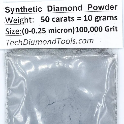 Miniatura 12 de TechDiamondTools Polvo de diamante para pulir vidrio, cuarzo, mármol, piedra, piedra, parabrisas, travertino, grano 14,000, grano 14,000, 0-1