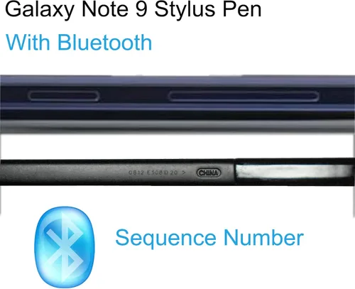 Miniatura 4 de Note 9 S Pen WithBluetooth - Bolígrafo de repuesto para Samsung Galaxy Note 9 Note 9 5G Stylus Pen S Pen (negro)