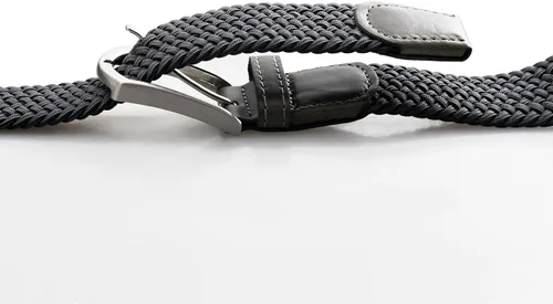 Miniatura 4 de Weifert - Cinturones elásticos trenzados para hombre de 1.3pulgadas de ancho