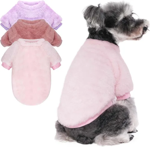 Miniatura 16 de Suéteres para perros, ropa, abrigo para perros pequeños, niño o niña, gato, cachorro, abrigo, sudaderas suaves, cálidas y esponjosas, chaqueta